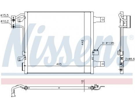 Condenser, air conditioning 940441 Nissens, Image 6