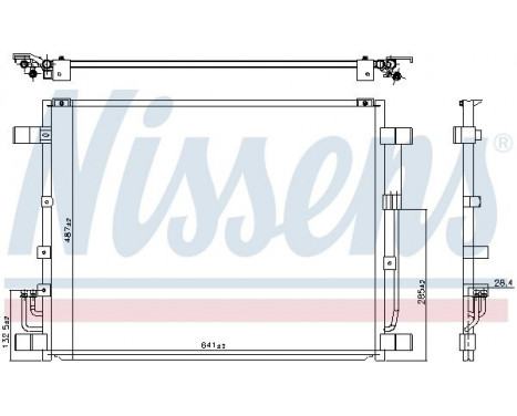 Condenser, air conditioning 940444 Nissens, Image 5