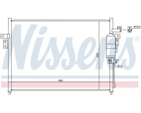 Condenser, air conditioning 940445 Nissens, Image 5