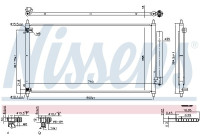 Condenser, air conditioning 940466 Nissens