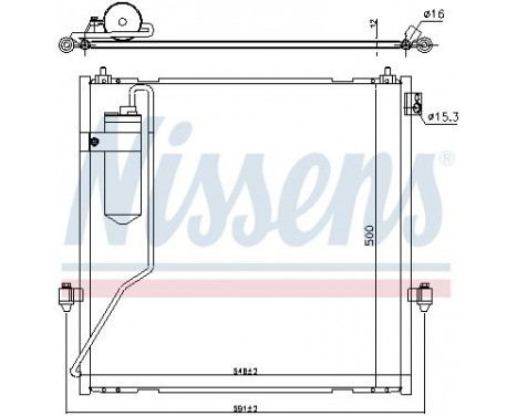 Condenser, air conditioning 940472 Nissens, Image 5