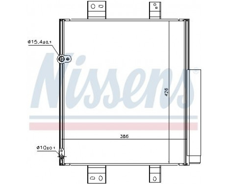 Condenser, air conditioning 940492 Nissens, Image 5