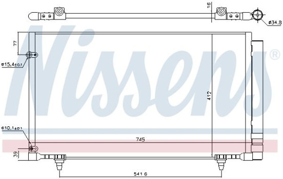 Condenser, air conditioning 940497 Nissens, Image 5