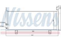 Condenser, air conditioning 940499 Nissens