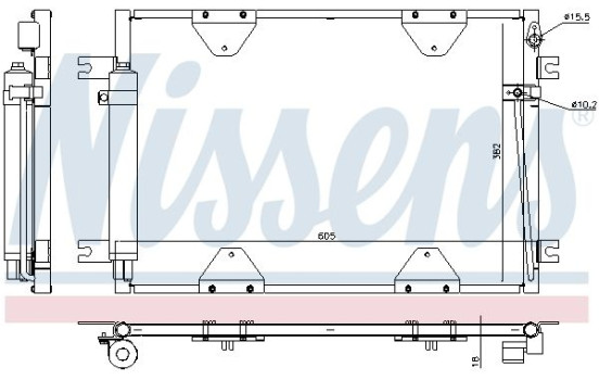 Condenser, air conditioning 940505 Nissens, Image 6