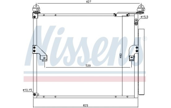 Condenser, air conditioning 940508 Nissens, Image 5