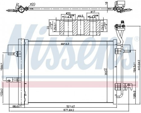 Condenser, air conditioning 940511 Nissens, Image 6