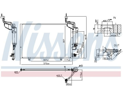 Condenser, air conditioning 940526 Nissens, Image 6