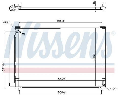 Condenser, air conditioning 940537 Nissens, Image 5