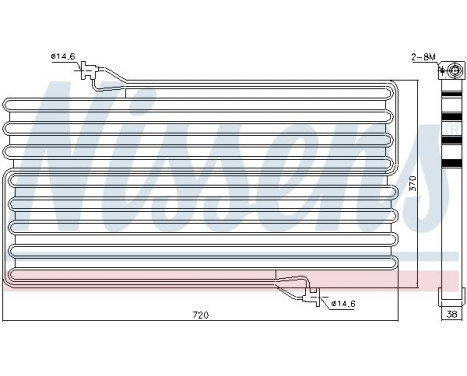 Condenser, air conditioning 940549 Nissens, Image 5
