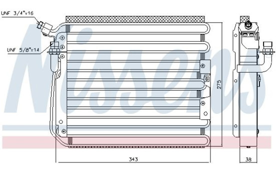 Condenser, air conditioning 940551 Nissens, Image 5