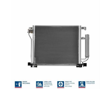 Condenser, air conditioning 940555 Nissens, Image 3