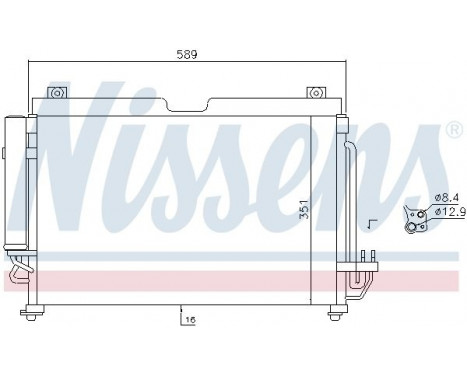 Condenser, air conditioning 940559 Nissens, Image 5