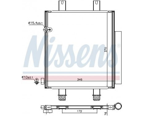 Condenser, air conditioning 940561 Nissens, Image 5