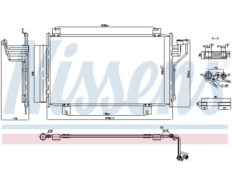 Condenser, air conditioning 940575 Nissens, Image 5