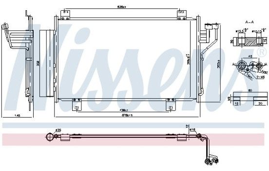 Condenser, air conditioning 940575 Nissens, Image 5