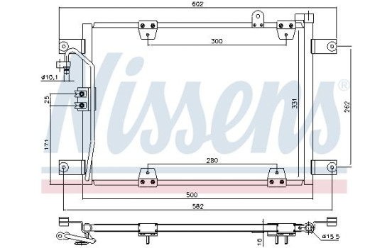 Condenser, air conditioning 940578 Nissens, Image 5