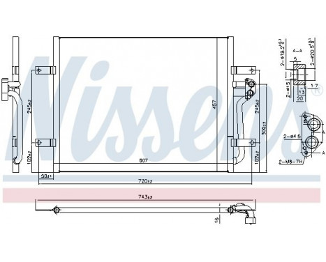Condenser, air conditioning 940585 Nissens, Image 6
