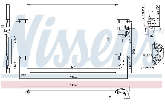 Condenser, air conditioning 940585 Nissens, Image 6