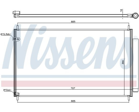 Condenser, air conditioning 940609 Nissens, Image 5