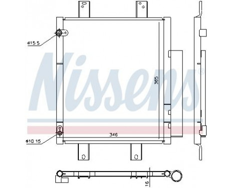 Condenser, air conditioning 940612 Nissens, Image 6