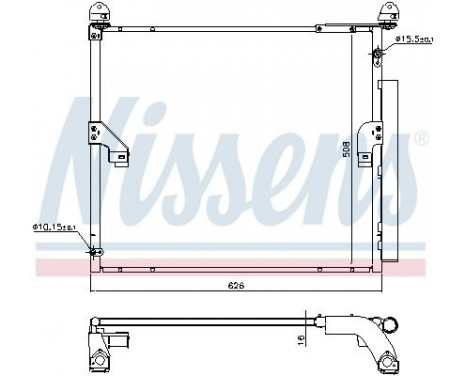 Condenser, air conditioning 940623 Nissens, Image 6