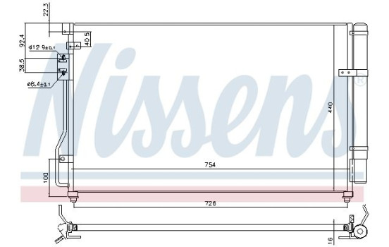 Condenser, air conditioning 940630 Nissens, Image 5