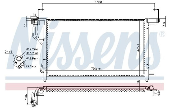 Condenser, air conditioning 940632 Nissens, Image 5