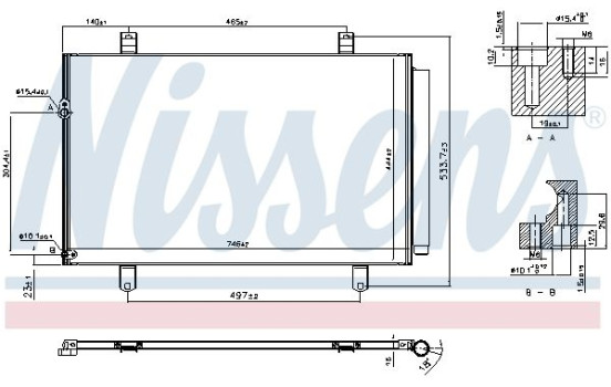 Condenser, air conditioning 940649 Nissens, Image 5