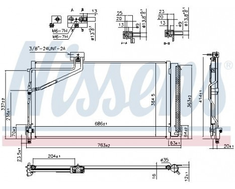 Condenser, air conditioning 940657 Nissens, Image 6