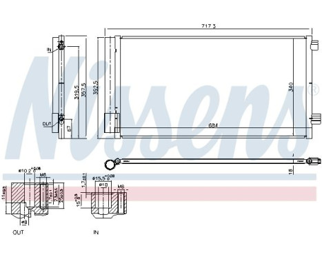Condenser, air conditioning 940678 Nissens, Image 5