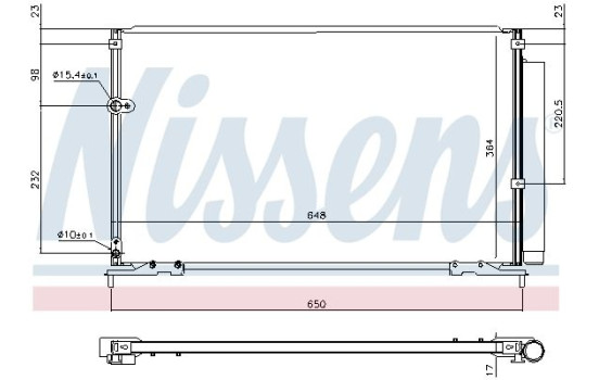 Condenser, air conditioning 940707 Nissens, Image 5