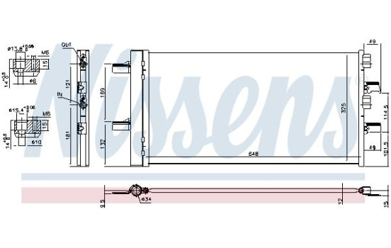 Condenser, air conditioning 940741 Nissens, Image 6