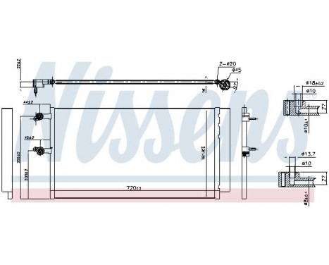 Condenser, air conditioning 940743 Nissens, Image 6