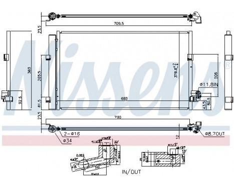 Condenser, air conditioning 940748 Nissens, Image 6