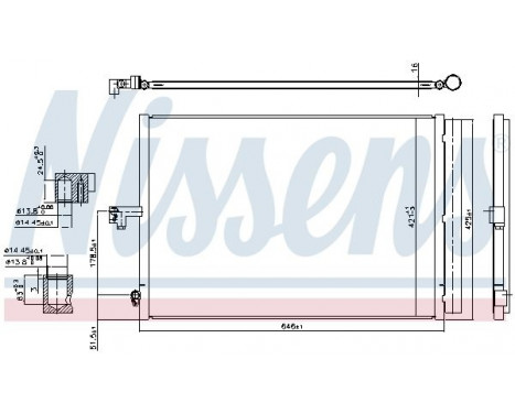 Condenser, air conditioning 940780 Nissens, Image 5