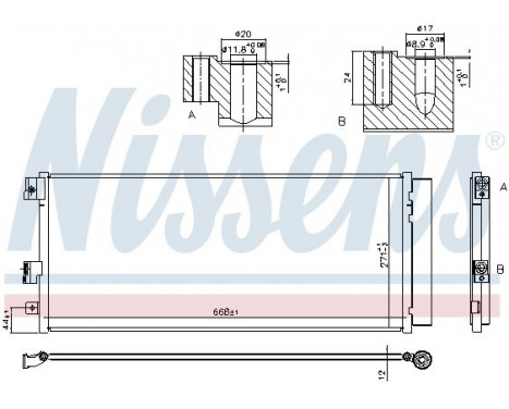 Condenser, air conditioning 940791 Nissens, Image 6