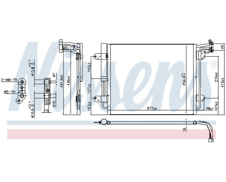 Condenser, air conditioning 940802 Nissens, Image 6