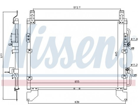 Condenser, air conditioning 940805 Nissens, Image 6