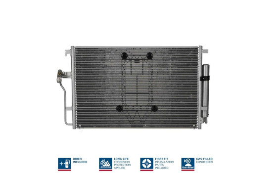 Condenser, air conditioning 940826 Nissens, Image 8