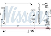 Condenser, air conditioning 940832 Nissens