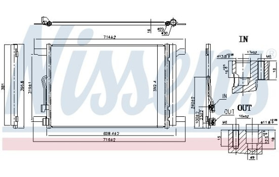 Condenser, air conditioning 940834 Nissens, Image 2