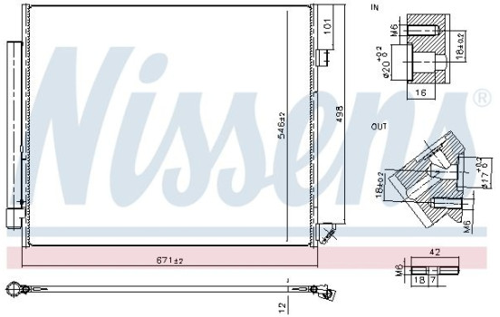 Condenser, air conditioning 940852 Nissens, Image 6