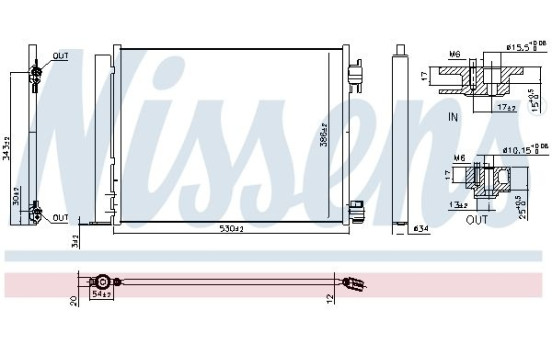Condenser, air conditioning 940868 Nissens, Image 6