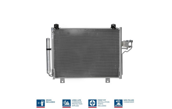 Condenser, air conditioning 940876 Nissens
