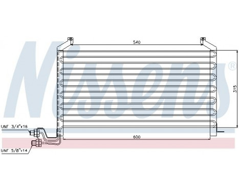 Condenser, air conditioning 94088 Nissens, Image 3