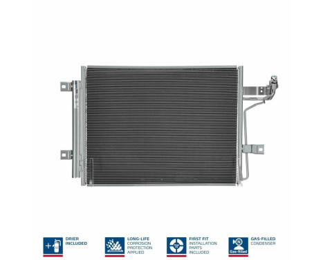 Condenser, air conditioning 940909 Nissens, Image 2