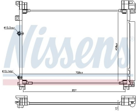 Condenser, air conditioning 940930 Nissens, Image 5