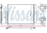 Condenser, air conditioning 940972 Nissens