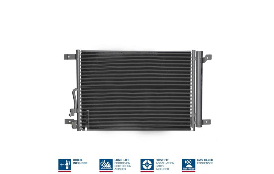 Condenser, air conditioning 940974 Nissens